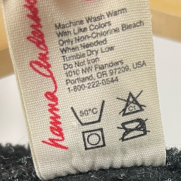 Hanna Andersson Small Medium Hooded Pullover Fleeve Half Zip Boxy Fall Winter - Picture 6 of 7